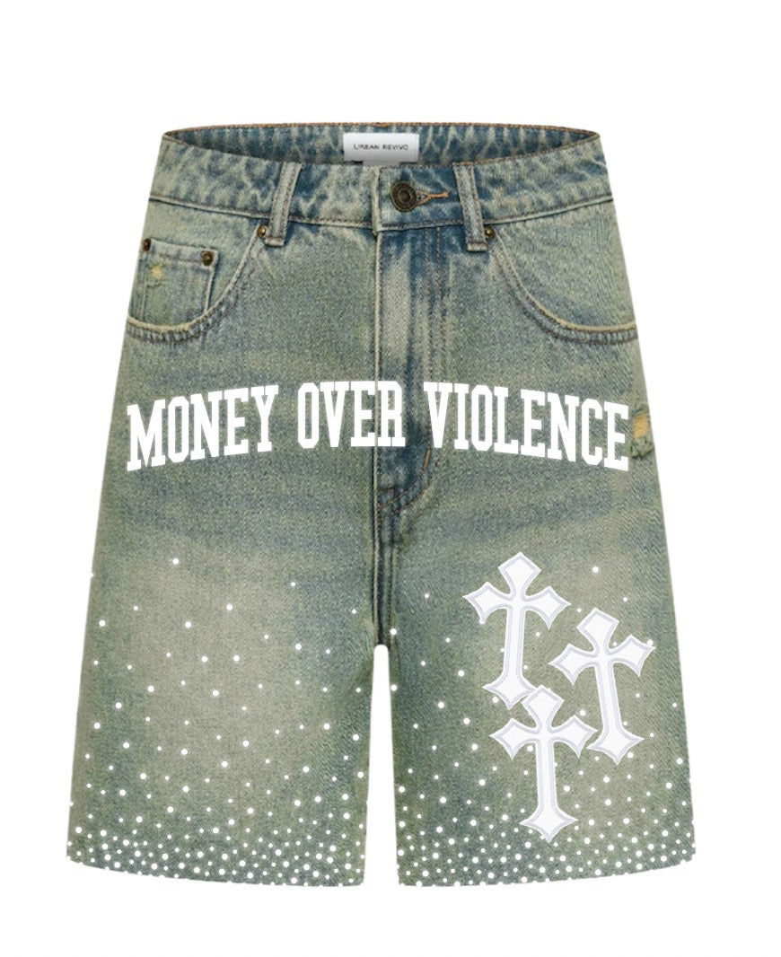 MONEY OVER VIOLENCE JORTS