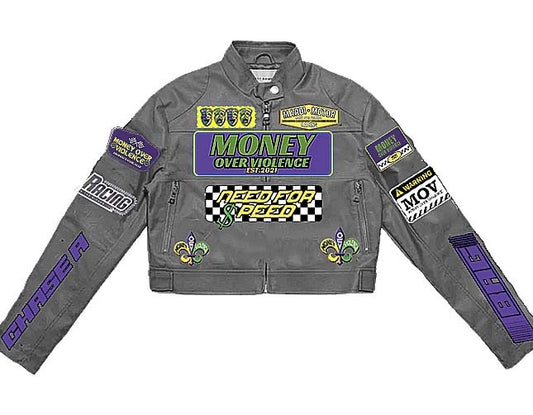 PRE-ORDER MOV CROPPED RACE JACKET