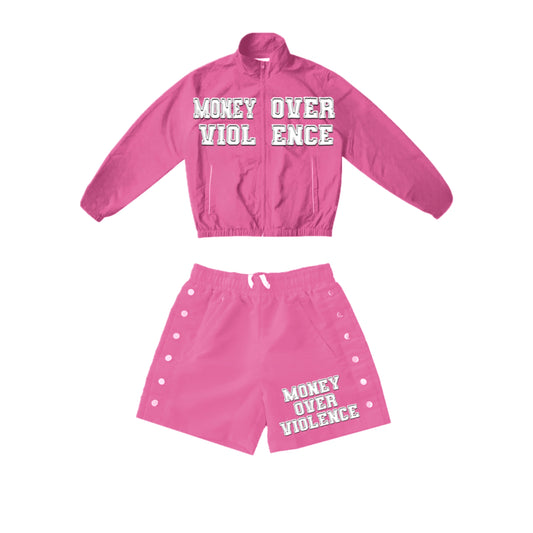 MONEY OVER VIOLENCE WINDBREAKER SET * PRE ORDER ONLY*
