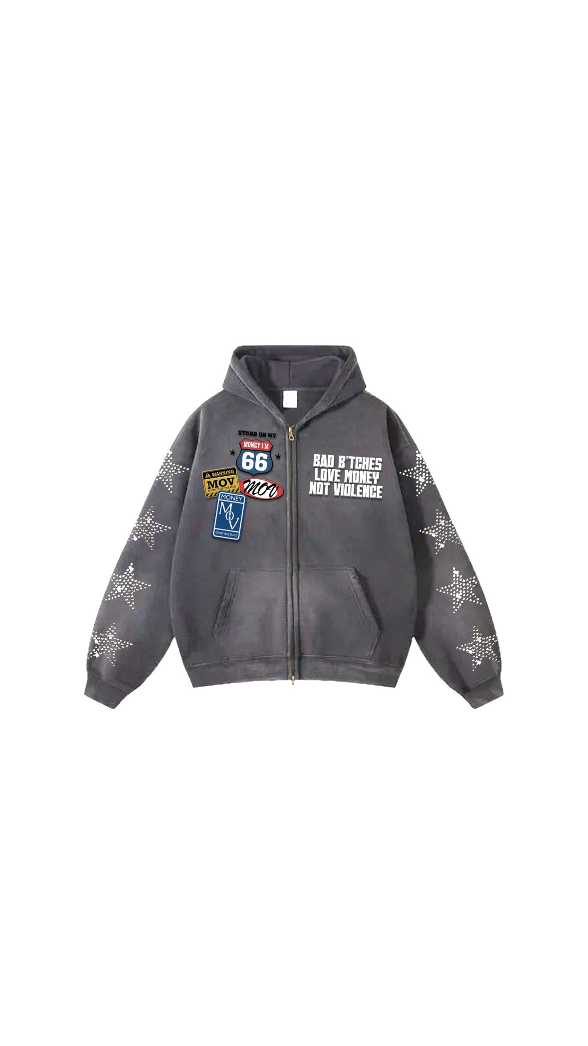 MOV PATCHWORK ZIP UPS