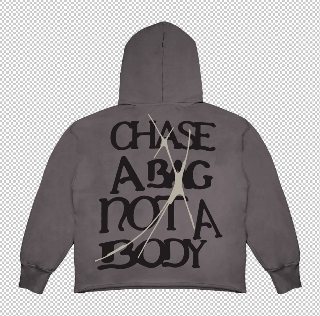 MONEY OVER VIOLENCE CROPPED HOODIE